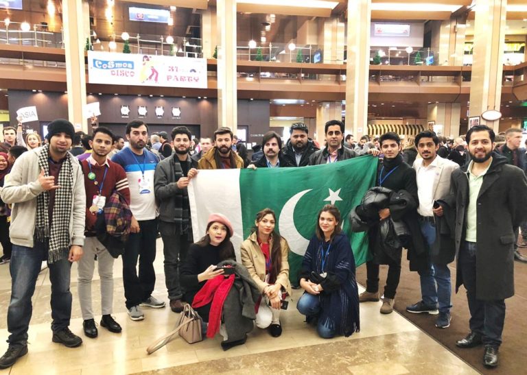 Intl. Volunteer Forum  concluded – Pakistani Flag raised at Moscow, Russia