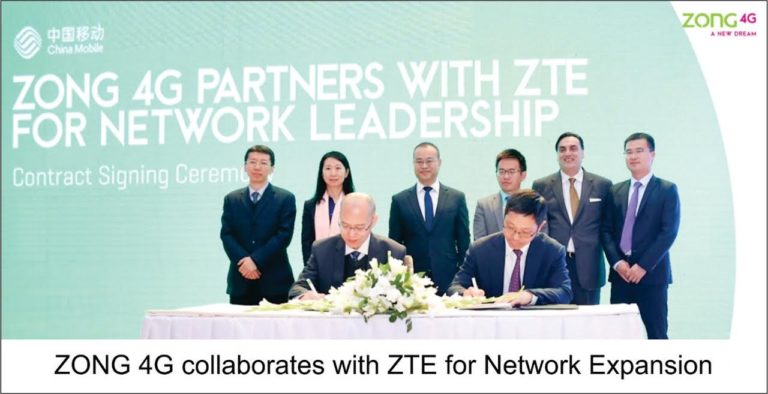 Zong 4G collaborates for Network Expansion with ZTE