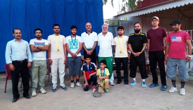 Captain Junaid Shaheed Tennis Tournament concludes