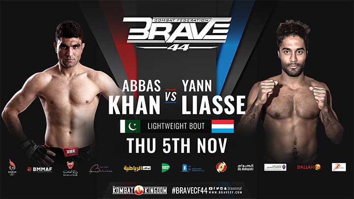 Abbas Khan is making his pro debut at Brave CF 44 November 5th