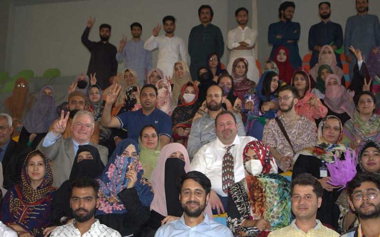 U.S. Embassy & AJK University celebrate 15-year anniversary of Lincoln corner Muzaffarabad 