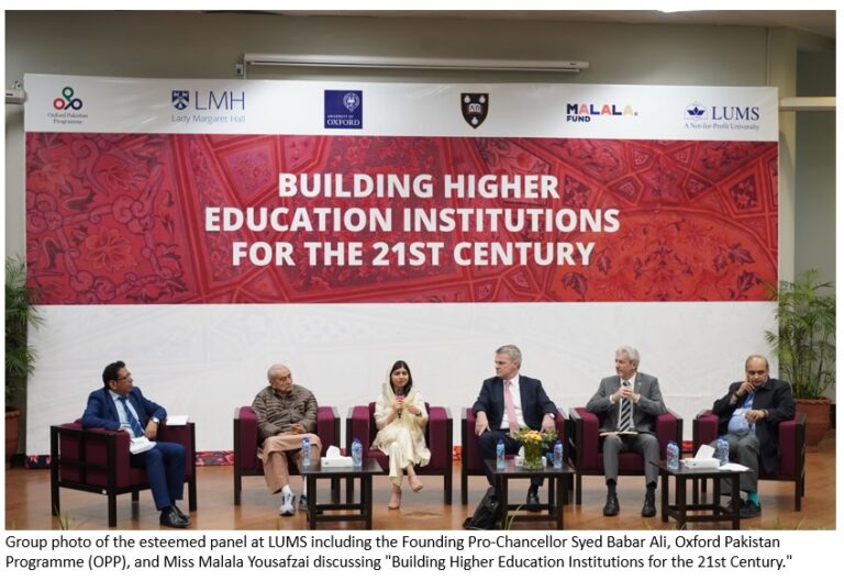 Malala and distinguished panel address challenges facing higher education