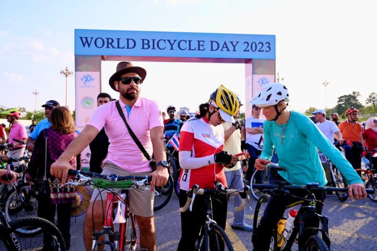 Embassy of Turkmenistan Organizes Colorful Rally to Celebrate World Bicycle Day in Islamabad