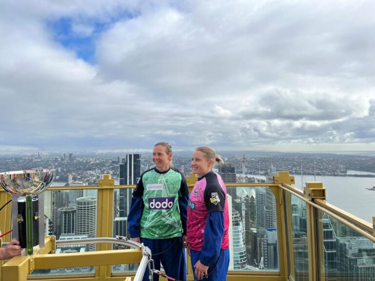 WBBL stars take trophy over 1000ft to mark new heights for WBBL