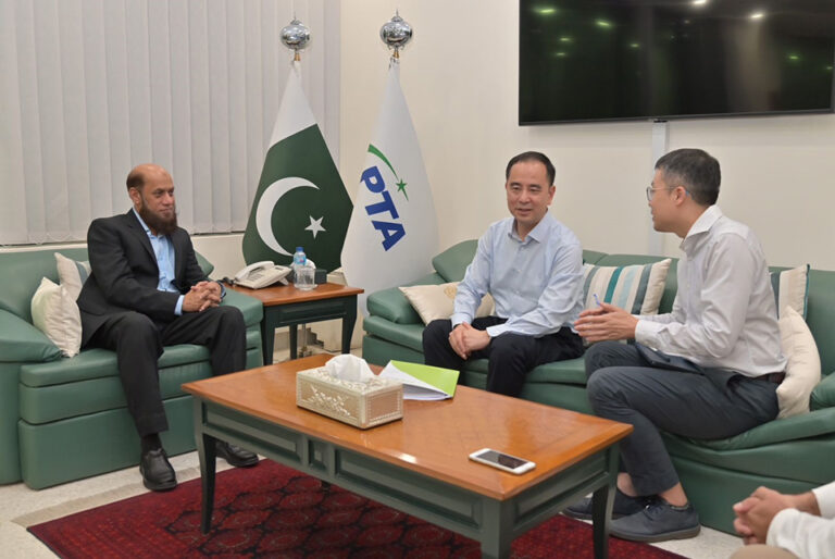 CEO Zong 4G, visits PTA Chairman to discuss the future of digitalization in Pakistan