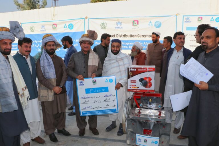 UNHCR and PPAF Collaborate to Empower Afghan Refugee Families with Sustainable Livelihoods