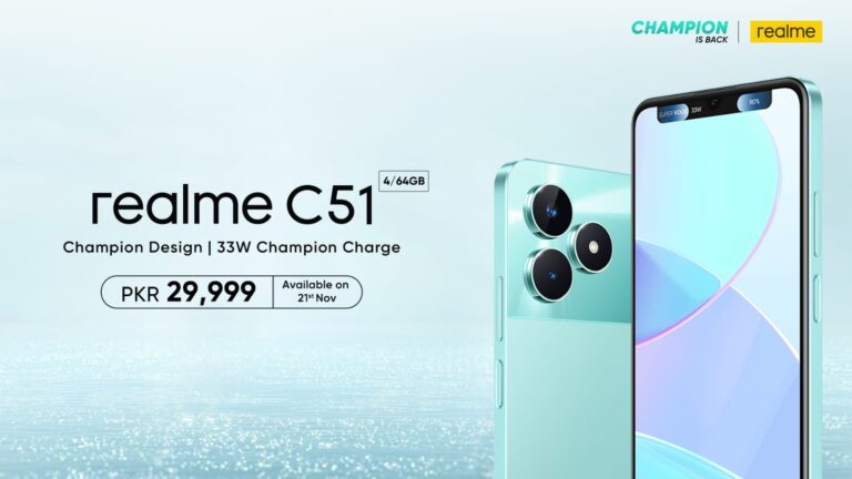 With Pakistan’s First Mini Capsule, realme C51 Comes for a Champion Price of PKR 29,999