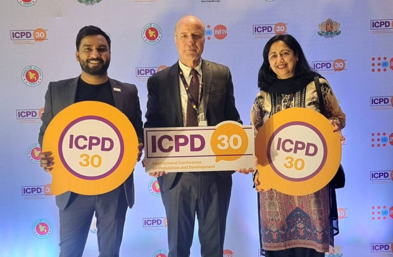 Pakistani SRHR Leaders Engage in ICPD30 Global Dialogue on Demographic Diversity and Sustainable Development in Dhaka