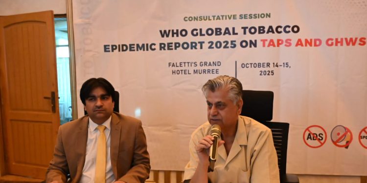 Murtaza Solangi Urges Bold Tobacco Control Measures: Ban Ads, Enlarge Health Warnings