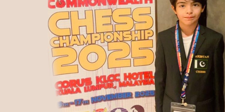 Young Chess Prodigy Sharaan Jawad to Represent Pakistan (U-8) at Commonwealth 2025